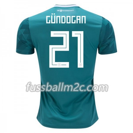 Fußballtrikots Deutschland Gundogan 21 Auswärts Trikotsatz WM 2018